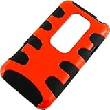 Fishbone Design Hybrid Hard/Gel Phone Cover Protector Case for Sprint HTC E ....