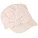 Kids 3-7 years Pleat Cotton Summer Cadet Hat Cap White