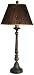 Cabin Lodge Wood Buffet Table Lamp by The Natural Light