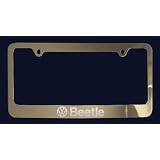 Volkswagen Beetle License Plate Frame (Zinc Metal) 