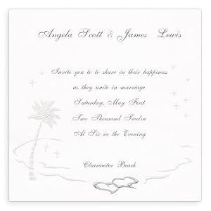 cheap beach wedding invitations