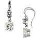 Brilliant! 14k White-gold Pair 1 7/8 CTTW Moissanite Earrings