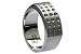 Men's Titanium Ring with Tapered Holes