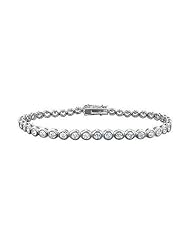 Diamond Tennis Bracelet 18K White Gold 2.00 CT Diamonds
