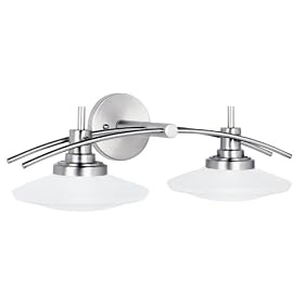 Structures Nickel 22 Wide Bathroom Light Fixture by Kichler