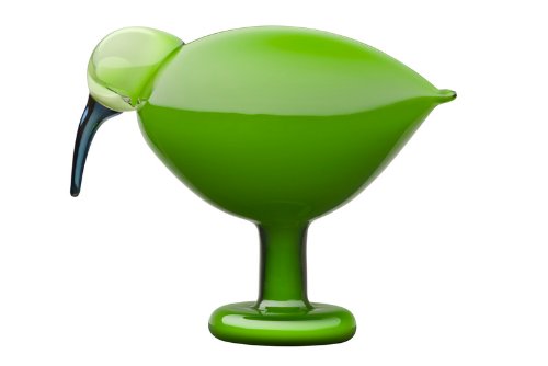 iittala Bird's By Toika Glass Green Ibis