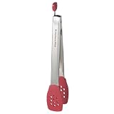 KitchenAid Silicone-Tipped Tongs - Red