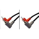 Hosa CRA-202RR 2-Meter Dual RCA Right-Angle Cable