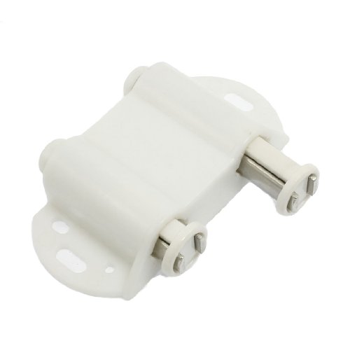 Amico Home Door White Plastic Double Magnetic Catch Cabinet Latch On Sale