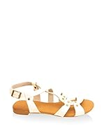 Gio & Mi Sandalias planas (Blanco)