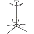 Stagg SG-A300BK Triple Guitar Stand with Folding Legs - Black