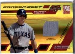 2004 Donruss Elite Extra Edition Career Best All-Stars Jersey #MY Michael Young - Texas Rangers (Piece of Authentic Game-Worn Jersey - Serial #'d to 50) (Baseball Cards)