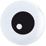 Mayflower Balloons 8746 5 Friendly Eyeball White Toppri