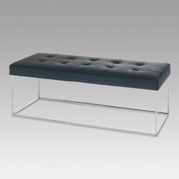 Nuevo Caen Indoor Long Bench Color - White,Nuevo,NU212-2