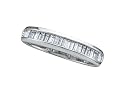 Beautiful White Gold Petite Real Baguette Diamond Band