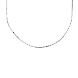 gold 22k jewelry-10k White Gold .70mm Solid Box Chain Necklace, 22