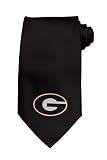 University of Georgia Solid Logo Tie Black