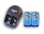 T-228 Plug-in Compact Charger with 4 pcs of Tenergy 9V 250mAh NiMH Batteries