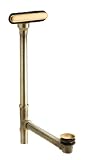 Kohler K-7271-BV Clearflo Slotted Overflow Brass Bath Drain, Vibrant Brushed Bronze