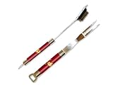 NCAA USC Trojans Barbeque Fork and Grill Cleaner Set