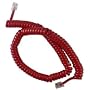 ICC GCHA444012-FCR 12' Red Handset Cord