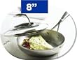 Tupperware New Chef Series 8 Stainless Steel Fry Pan with Cover