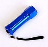 8 Bulb Led Flashlight , BLUE