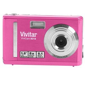 VIVITAR V8018 8MP HD 8X DIGITAL ZOOM ANTI-SHAKE PINK