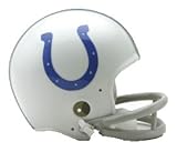 IMAGE OF Baltimore Colts 1958-77 2-Bar Throwback Replica Mini Helmet