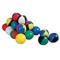 Jonglierball: HENRYS Beanbag Premium (Glattleder) 67mm, schwarz-gr�n (St�ckpreis)