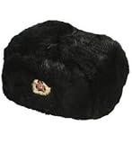 REAL FUR BLACK COSSACK HAT – LARGE