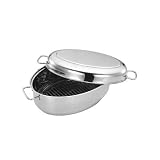 31IscXZhu1L. SL160  15.2 x 10 Covered Oval Roaster
