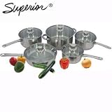CuisinartGreenwareEco-FriendlyNonstick10PieceStainlessSteelCookwareSet