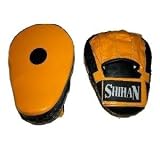 Focus Pads BLACK/YELLOW Leather PAIR