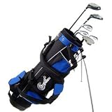 Confidence 8 pc Junior Golf Club Set w/Stand Bag Ages 4-8 LEFTY