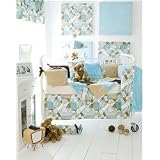 Scribbles Blue Throw ( Scribbles with Softee Back) by Glenna Jean