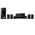 Samsung HT-Z310T 5.1-Channel Home Theater Surround Sound System (Set of Seven, Black)
