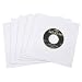 (500) White Paper Innersleeves With a Hole for 7" (45rpm) Vinyl Records #07IW - 7 1/8" x 7 1/8"