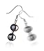 Cerella Black 6-7mm A Quality Freshwater 925 Sterling Silver Cultured Pearl Earring Pair