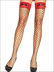 Diamond Diva Fish Net Thigh Highs