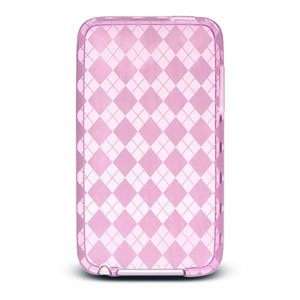 External hard drive:Crystal Silicone Skin Case (Checkers Design) for Apple iPod Touch 2G (Hot Pink)