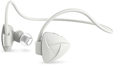 Sankit High Performance Slashproof/Sweatproof Jogger, Running,Sport Wireless Bluetooth 4.0 In-ear Stereo Headphones/Headset/Earbuds/Earphone With NFC,High Sensitivity MIC,hands-free calling,Clear Sound, Noise Cancellation,Perfect for Smartphones. (SH03D white)