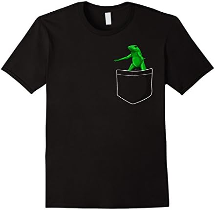 Men's Dat Boi Waddup Pocket Frog Dank Meme T-Shirt Large Black