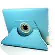 Blue 360 Degrees Rotating Stand iPad 2 Leather Case for Apple iPad 2
