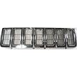 Chrome Grille Grill 96-98 Jeep Grand Cherokee 96 97 98 1996 1997 1998 Chromed