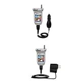 Essential Kit for the Samsung SCH-A610 - includes Car and Wall Charger with Rapid Charge Technology - Gomadic Brand w/ TipExchange Technology