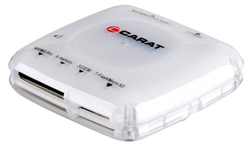 Carat Electronics one4all Digitalkamera-Speicherkarten USB 2.0 wei&szlig; Preisvergleich