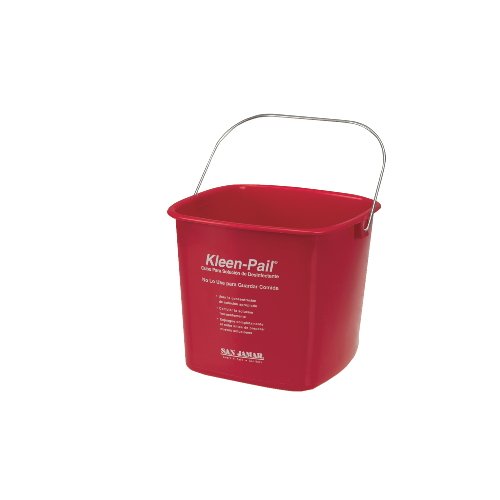 San Jamar KP196RD Kleen-Pail 6 Quart Size 