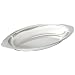 Adcraft OAG-12 12 oz Stainless Steel Oval Au Gratin with Mirror Finish