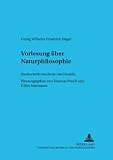 Vorlesung über Naturphilosophie